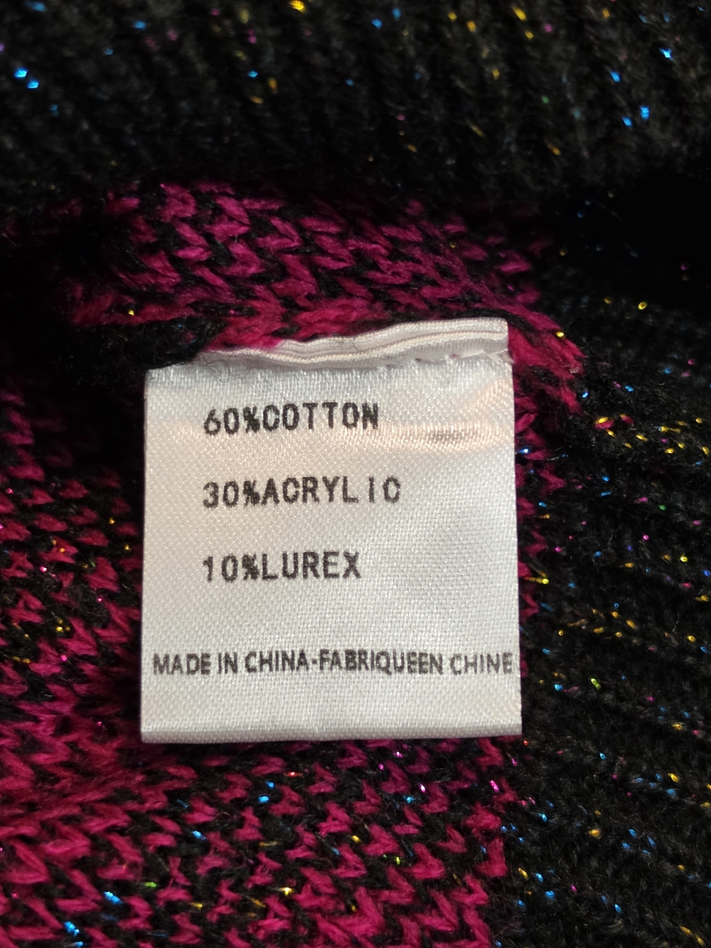 Crazy Train Hot Pink & Black Leopard Print Hoodie - Picture 7 of 9